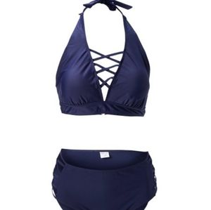 NICOLE MILLER CRISS CROSS BIKINI
